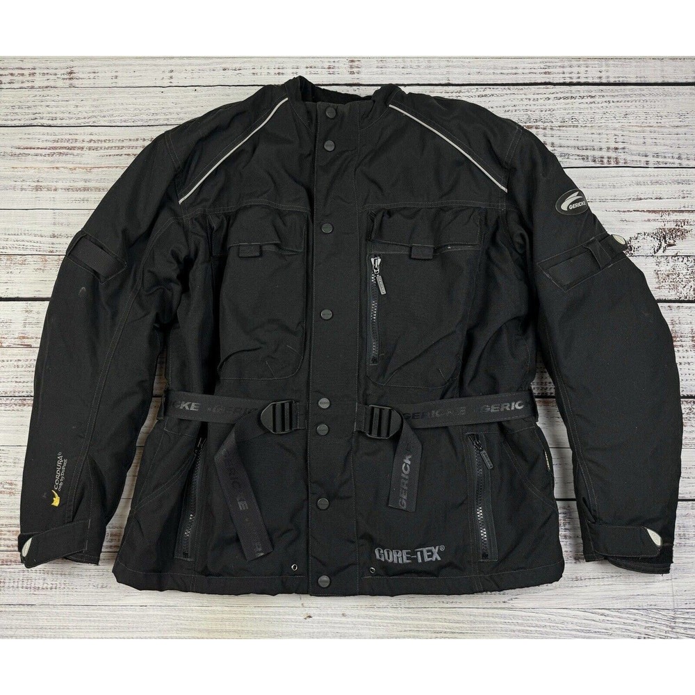HEIN GERICKE TOURER‎ GORETEX CORDURA MOTORBIKE PADDED JACKET Sz XL 56” Chest